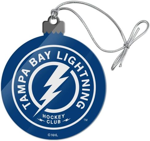 GRAPHICS & MORE NHL Tampa Bay Lightning Logo Acrylic Christmas Tree Holiday Ornament in Saudi Arabia