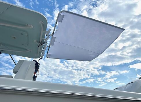 7 × 6 أبيض SS200 حامل قضيب مزدوج ستيرن قارب مركز وحدة التحكم ظل الشمس in Kuwait