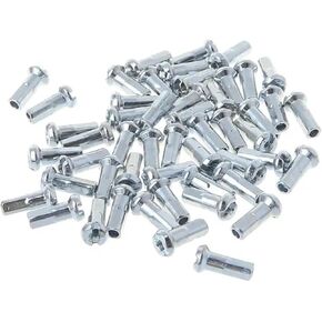 50 Pcs/Set Fit for Bicycle Spoke Cap 14G 12mm Steel Metal Cover Bike Parts Fixed Gear Folding Bikes Universal Practical Protective in Saudi Arabia