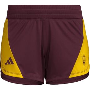 adidas Women's D4T Woven Arizona State University Training Shorts, Team Maroon/Team Collegiate Gold/Arizona State University, Small/3" Inseam in Saudi Arabia