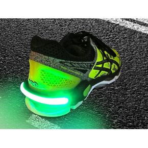 Schatzii | Firefly Running & Biking Safety Lights | Comfortable & Lightweight | Be Seen and Stay Safe at Night | Easily Clips to Any Shoe | Replaceable Battery | Green in Saudi Arabia