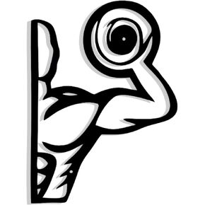 Zckjnoi Gym Wall Decor Man - لافتات وملصقات رياضية تحفيزية لصالة الألعاب الرياضية المنزلية - لوحة فنية جدارية ملهمة لصالة الألعاب الرياضية لغرفة التمرين - شارات جدارية تحفيزية لمساحة اللياقة البدنية (رجال) in Kuwait