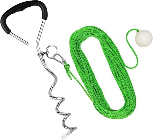 Golf Practice Tool,Training Tool in The Backyard with A Golf Ball & 50 Feet Ball Tavel,Golf Rope Swing Trainer,Great Gifts for Men, Dad, Husband, Women, Kid, Golfers in Saudi Arabia