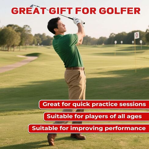 Golf Practice Tool,Training Tool in The Backyard with A Golf Ball & 50 Feet Ball Tavel,Golf Rope Swing Trainer,Great Gifts for Men, Dad, Husband, Women, Kid, Golfers in Saudi Arabia