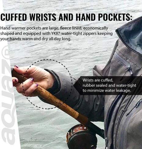 Aquaz Trinity Wading Jacket, Waterproof Heavy Duty Breathable Wading Jacket in Saudi Arabia