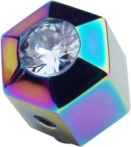 Guyker Potentiometer Control Knobs with 6mm Dia. Shaft Pots - 3PCS High Grade Stainless Steel Speed Tone Volume Knob with Diamond Top Replacement for Electric Guitar or Precision Bass, CKB024 chrome in Saudi Arabia