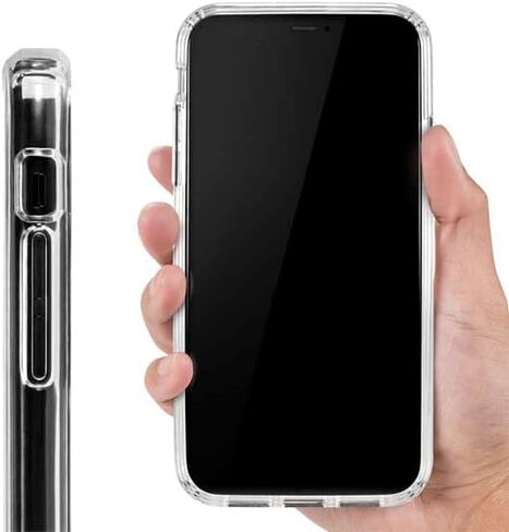 حافظة هاتف Skinit الشفافة متوافقة مع iPhone 11 - تصميم شعار NFL Denver Broncos Retro مرخص رسميًا in Kuwait