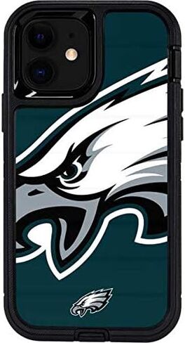 Skinit Decal Phone Skin Compatible with OtterBox Defender Pro Case for iPhone 12 - Officially Licensed NFL Philadelphia Eagles Large Logo Design in Saudi Arabia