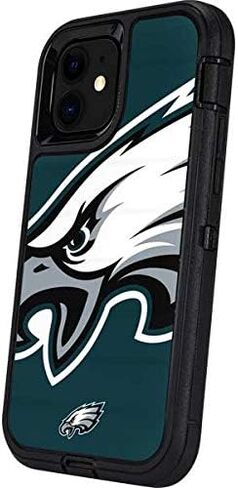 Skinit Decal Phone Skin Compatible with OtterBox Defender Pro Case for iPhone 12 - Officially Licensed NFL Philadelphia Eagles Large Logo Design in Saudi Arabia