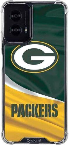 حافظة هاتف Skinit الشفافة متوافقة مع Moto G Power 5G (2024) - تصميم Green Bay Packers المرخص رسميًا من NFL in Saudi Arabia