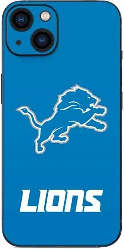 Skinit Phone Decal Skin Compatible with iPhone 14 - Officially Licensed NFL Detroit Lions Distressed Design in Saudi Arabia