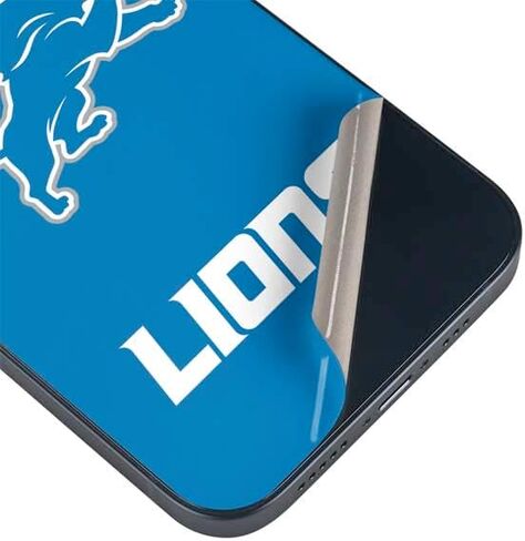 Skinit Phone Decal Skin Compatible with iPhone 14 - Officially Licensed NFL Detroit Lions Distressed Design in Saudi Arabia