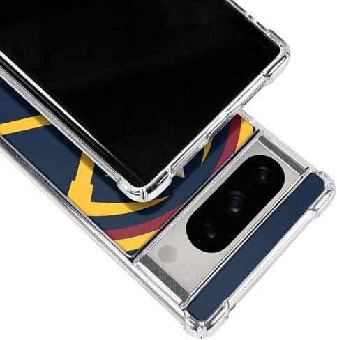 حافظة هاتف Skinit الشفافة متوافقة مع Google Pixel 8 Pro - تصميم شعار كبير مرخص رسميًا من NBA Denver Nuggets in Saudi Arabia
