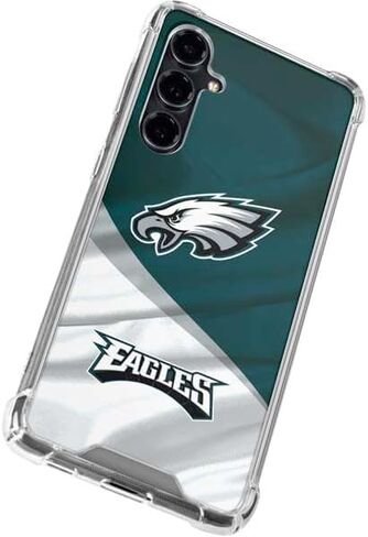 Skinit Clear Phone Case Compatible with Galaxy S23 FE - Officially Licensed NFL Philadelphia Eagles Design in Saudi Arabia