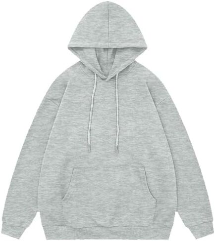 Hoodies for Women Oversized Fleece Sweatshirt with Pocket Loose Fit Casual Athletic Workout Pullover in Saudi Arabia