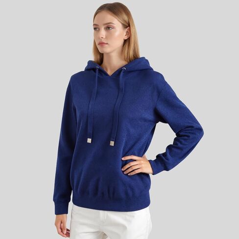 Women's 100% Merino Wool Long Sleeve,Casual Outdoor Performance, Sof t Hoodie Sweater in Saudi Arabia