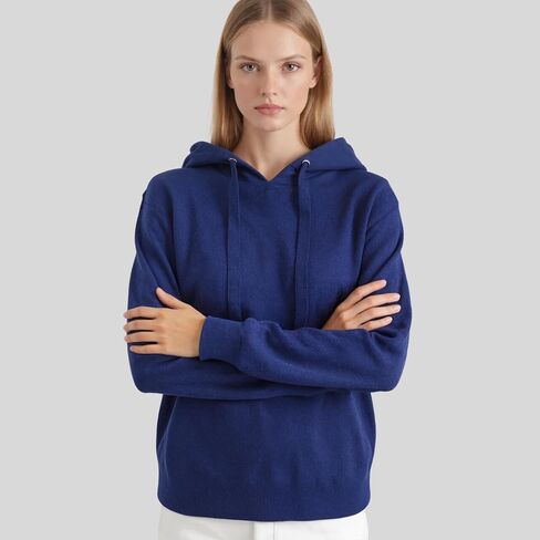 Women's 100% Merino Wool Long Sleeve,Casual Outdoor Performance, Sof t Hoodie Sweater in Saudi Arabia
