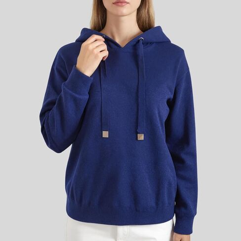 Women's 100% Merino Wool Long Sleeve,Casual Outdoor Performance, Sof t Hoodie Sweater in Saudi Arabia