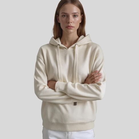 Women's 100% Merino Wool Long Sleeve,Casual Outdoor Performance, Sof t Hoodie Sweater in Saudi Arabia