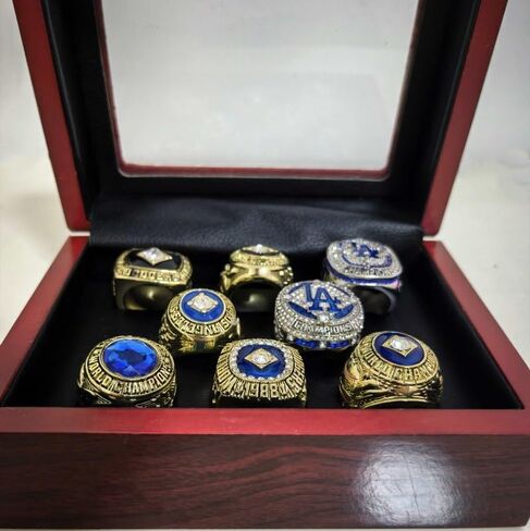 CLASSIC SERIES L#A 1955-2024 8-Times CHAMPIONSHIP RING DODGERyes #Rarity Luxury تذكارية رياضية تفاصيل المعجبين هدية فائقة - المجد اجمع مناسبات المهرجانات المختلفة مع صندوق خشب الصندل in Saudi Arabia