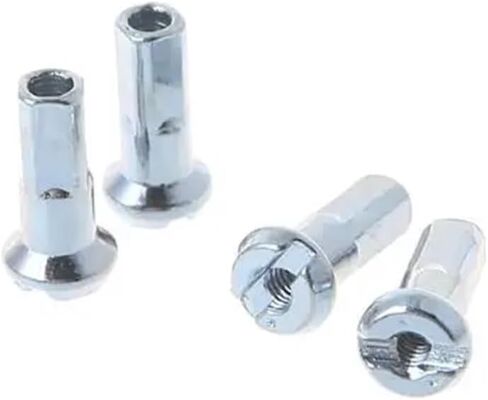 50 Pcs/Set Fit for Bicycle Spoke Cap 14G 12mm Steel Metal Cover Bike Parts Fixed Gear Folding Bikes Universal Practical Protective in Saudi Arabia
