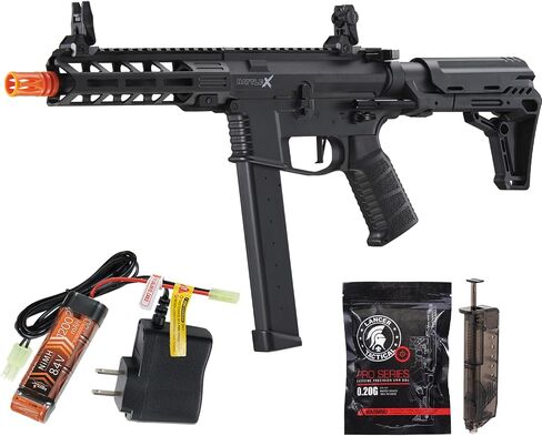 Lancer Tactical Gen 2 9mm Battle X CQB Lightweight Carbine Nylon Polymer AEG w/Battery & Charger in Saudi Arabia