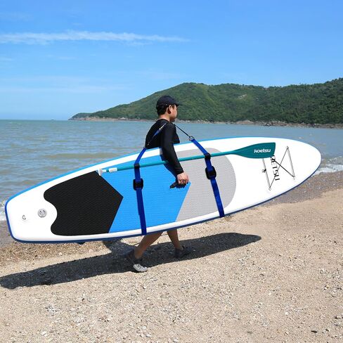 KOETSU Paddle Board Strap-Adjustable SUP Carry Straps, Padded Shoulder Strap with Hook for Kayak/Paddle Board/Surfboard in Kuwait