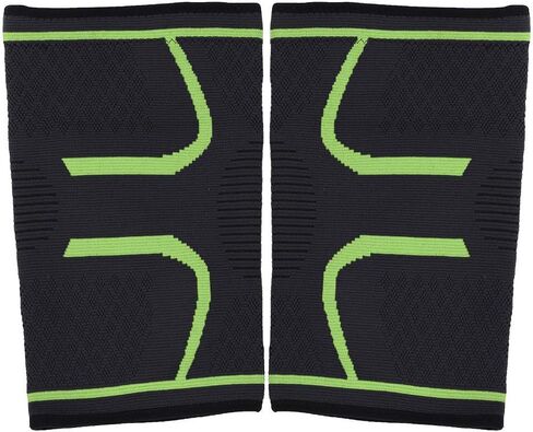 Knee Support Fitness Running Cycling Braces Kneepad Sport Gym Knee Pad Elastic Nylon M L XL Black Light Green Red Light Blue Orange (M) in Saudi Arabia