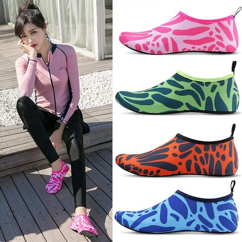Water Shoes for Women Quick-Dry Aqua Socks Swim Beach Barefoot Yoga Exercise Wear Sport Accessories Pool Camping Shoe in Saudi Arabia