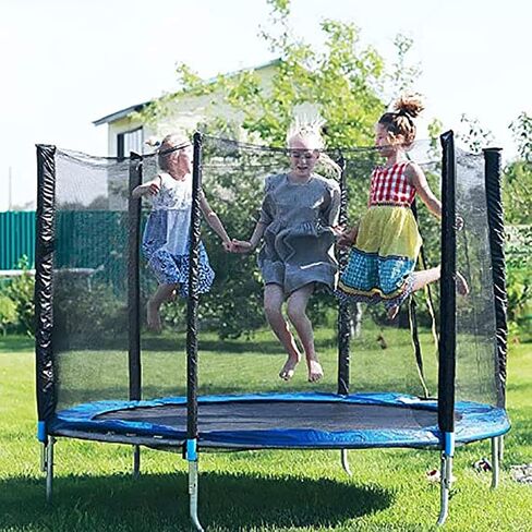 Trampoline Surround Pad Outdoor Trampoline Safety Mat, Trampoline Edge Protector, Garden Trampoline Spring Cover Protector Foam Pad Crash Enclosure Trampoline Accessories Kids Gift in Saudi Arabia