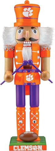 Masterpieces Game Day - NCAA Clemson Tigers - Team Painted Wood Nutcracker in Saudi Arabia