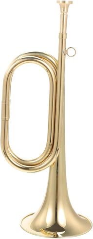 Milisten Beginner Bugle Lightweight Copper Trumpet for Music Enthusiasts Portable Wind Instrument for School Band Crisp Sound Durable Design for All Skill Levels in Saudi Arabia