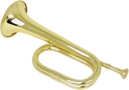 Yardwe C Key Bugle for Beginners Copper Military Trumpet for Music Bands Lightweight and Sturdy Horn Instrument User-Friendly Design in Saudi Arabia