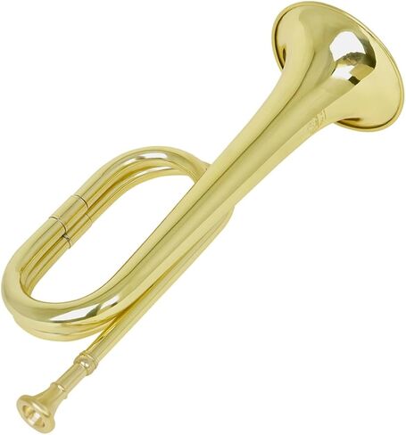 Yardwe C Key Bugle for Beginners Copper Military Trumpet for Music Bands Lightweight and Sturdy Horn Instrument User-Friendly Design in Saudi Arabia