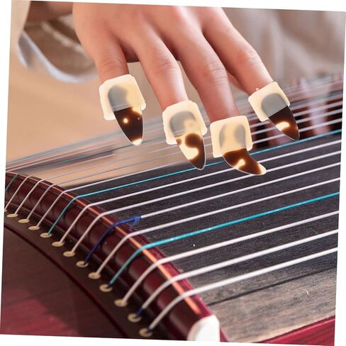 Durable Guzheng Nail Protectors Covers for Finger Safety Comfortable Fit for Practice Suitable for Adults Reusable and Easy to Clean in Saudi Arabia