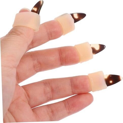 Durable Guzheng Nail Protectors Covers for Finger Safety Comfortable Fit for Practice Suitable for Adults Reusable and Easy to Clean in Saudi Arabia