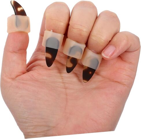 Durable Guzheng Nail Protectors Covers for Finger Safety Comfortable Fit for Practice Suitable for Adults Reusable and Easy to Clean in Saudi Arabia