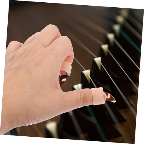 Durable Guzheng Nail Protectors Covers for Finger Safety Comfortable Fit for Practice Suitable for Adults Reusable and Easy to Clean in Saudi Arabia