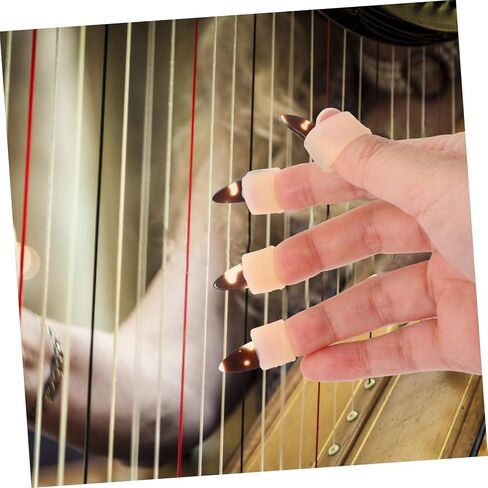 Durable Guzheng Nail Protectors Covers for Finger Safety Comfortable Fit for Practice Suitable for Adults Reusable and Easy to Clean in Saudi Arabia