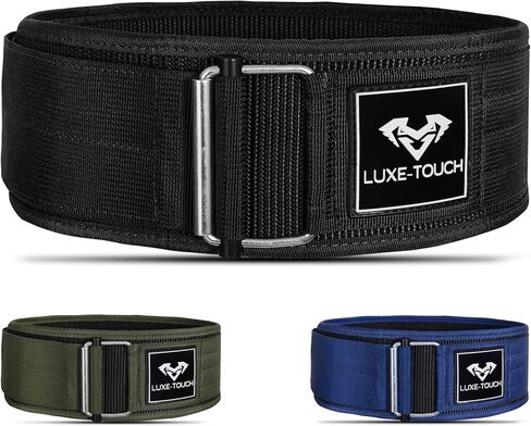 4 Inches Nylon Weightlifting Belt with Quick-Release Buckle, Belt for Cross Working out, Bodybuilding, Power Lifting. Deadlift Training Belt, Adjustable Weight Lifting Spine Support in Saudi Arabia