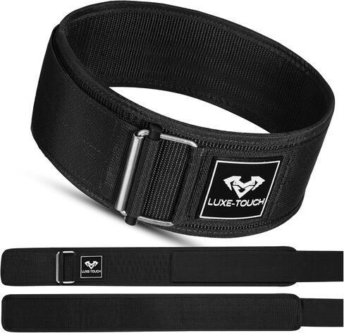 4 Inches Nylon Weightlifting Belt with Quick-Release Buckle, Belt for Cross Working out, Bodybuilding, Power Lifting. Deadlift Training Belt, Adjustable Weight Lifting Spine Support in Saudi Arabia