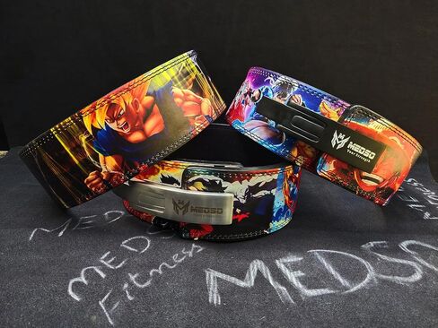 MEDSO Anime Weight Lifting Lever Belt, Lifting Blet for Squats,Deadlifts, Cross Training,Weightlifting, Bodybuilding for Perfect Back Support for Men Women in Saudi Arabia