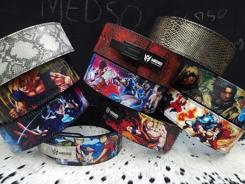 MEDSO Anime Weight Lifting Lever Belt, Lifting Blet for Squats,Deadlifts, Cross Training,Weightlifting, Bodybuilding for Perfect Back Support for Men Women in Saudi Arabia