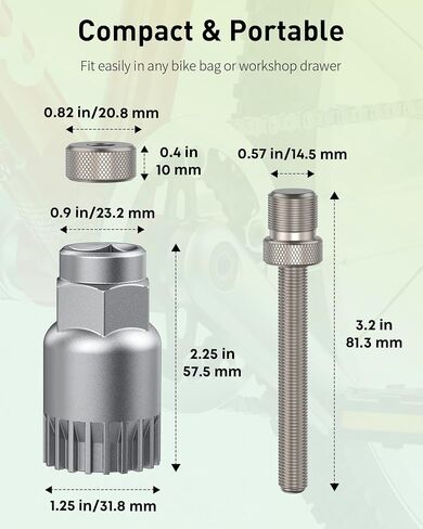 Pawfly Bike Bottom Bracket Tool, Bottom Bracket Removal Tool, 20-Tooth Bicycle Bottom Bracket Remover, Compatible with Shimano Octalink, ISIS Splined, Truvativ, Race Face & FSA Bottom Brackets in Saudi Arabia