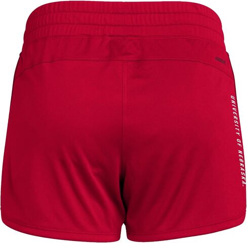 adidas Women's D4T Woven University of Nebraska Training Shorts, Team Power Red/White/NCAA Nebraska, Medium/3" Inseam in Saudi Arabia