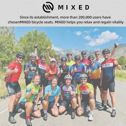 سرج دراجة مختلط من ألياف الكربون - مقعد دراجة مريح خفيف الوزن بتصميم مجوف، ممتص للصدمات وجيد التهوية، يناسب دراجات الطرق ودراجات MTB والحصى والدراجات الهجينة (أسود غير لامع) in Kuwait