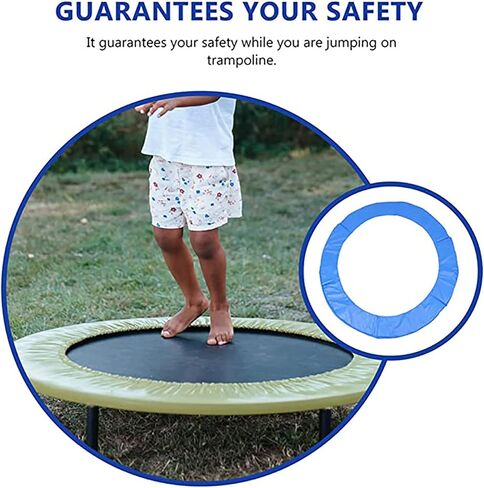 Trampoline Surround Pad Outdoor Trampoline Safety Spring Cover, Trampoline Replacement Safety Mat Waterproof Spring Cover Fits Round Frame in Saudi Arabia