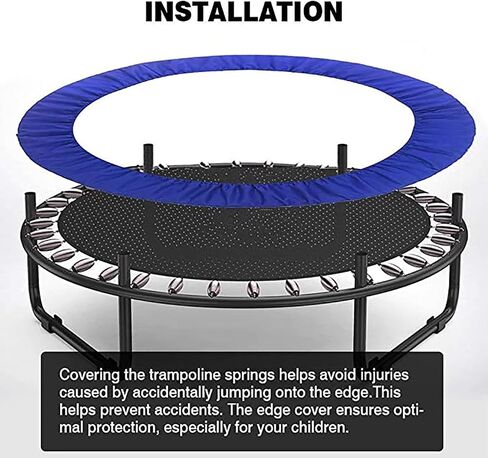 Trampoline Surround Pad Outdoor Trampoline Edge Cover Spring Cover Protective Cover Safety Pads Ripstop Round Pads in Saudi Arabia