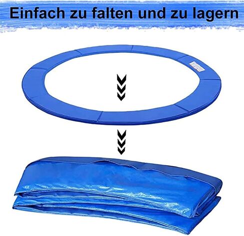 Trampoline Surround Pad Outdoor Trampoline Replacement Safety Mat for PE Round Spring Cover Trampoline Accessory Protector Foam Pad Edge Protector Waterproof in Saudi Arabia