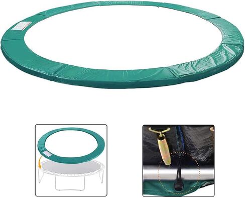 Trampoline Surround Pad Outdoor Trampoline Safety Replacement Pad UV Protection Pad Round Spring Cover, Round Ring Protector Pad, Waterproof Trampoline Accessories in Saudi Arabia